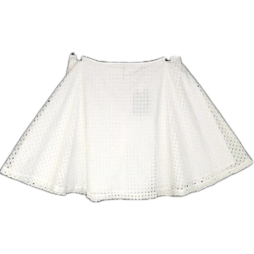 Reed NWT Kohls Womens Romantic A Line Skirt Sz XL White Eyelet Lace Full NEW $70